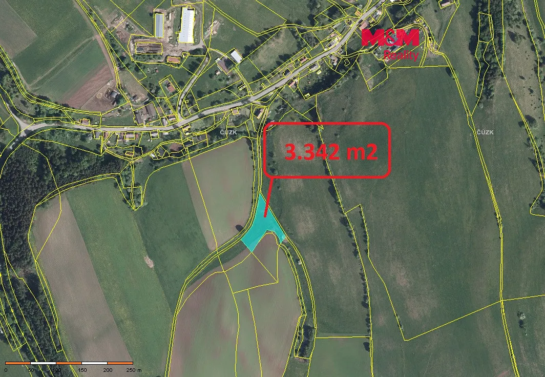 Prodej louky 3342 m²
